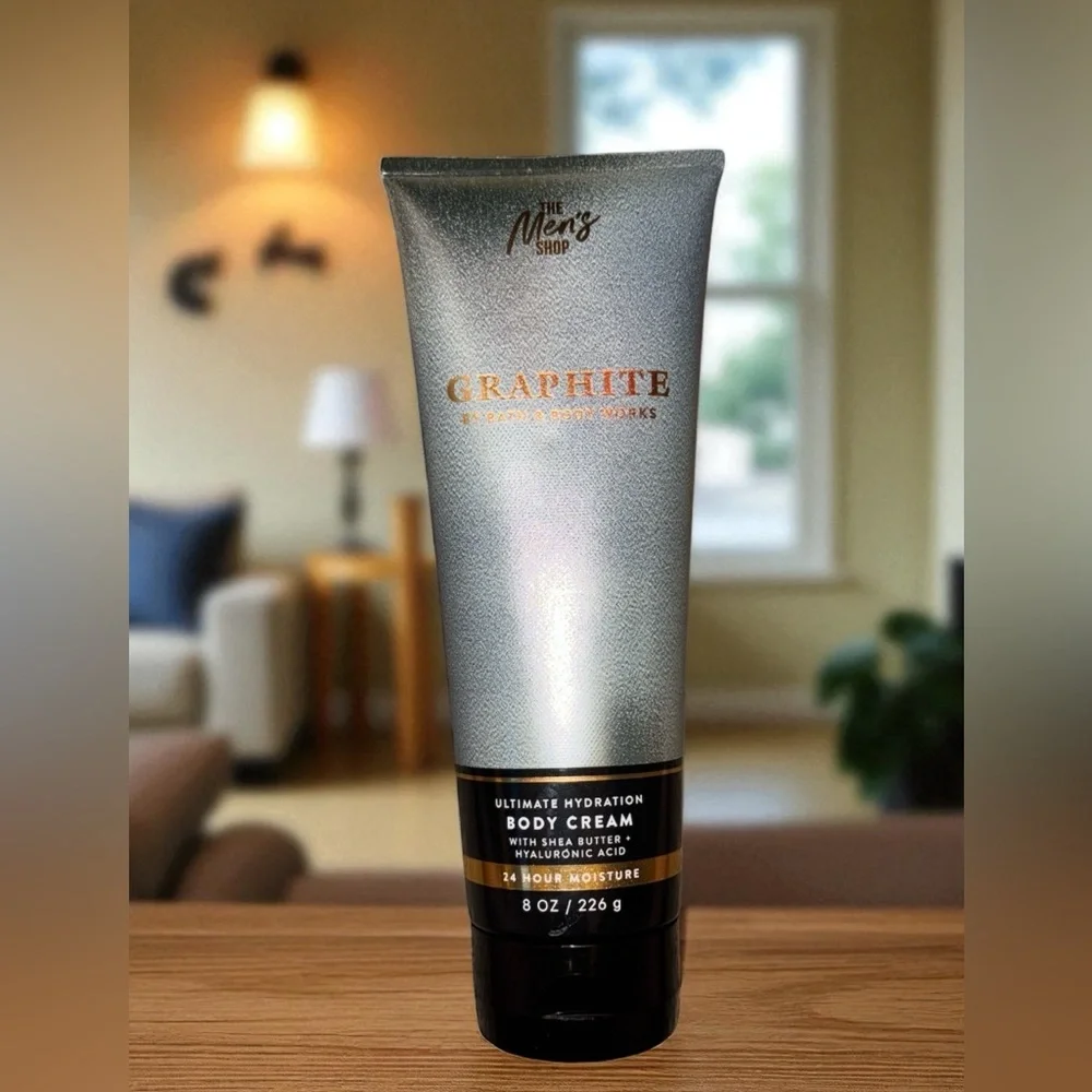 New mens Graphite Body Cream‎ - Silver and Black